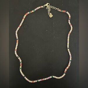Multicolor Tennis Necklace – Sparkly Statement Jewelry